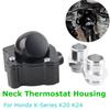 K-serien termostathus för kylarslang V2 För Honda K20 K24 motorer Kylarslang K-byte Svart Aluminium