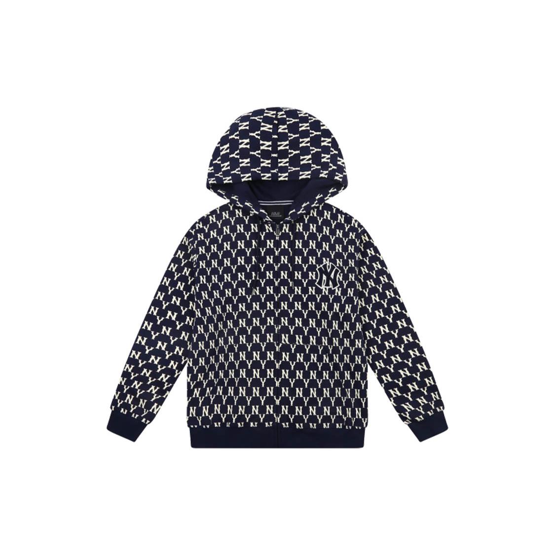 

New MLB Mlb Old Flower Sweatshirt Unisex Marine Blue 31TRM6041-50N L