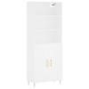 VidaXL Highboard White 69.5x34x180 Cm Engineered Wood 3189941