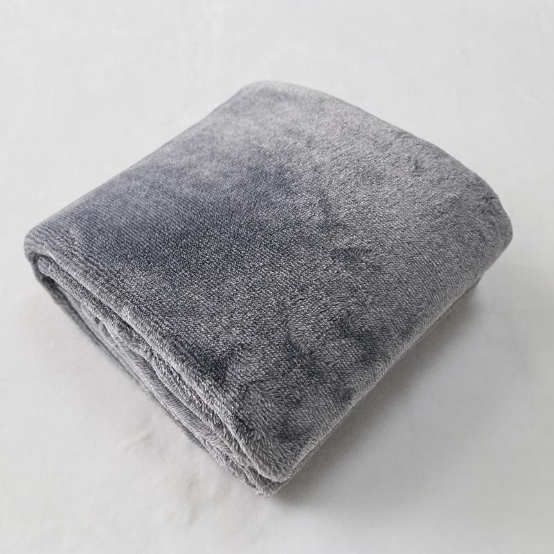 Flannel Blanket, Air Conditioning Blanket with Buckle Nap Blanket Sofa Blanket Small Blanket Office Nap Blanket Leisure Blanket