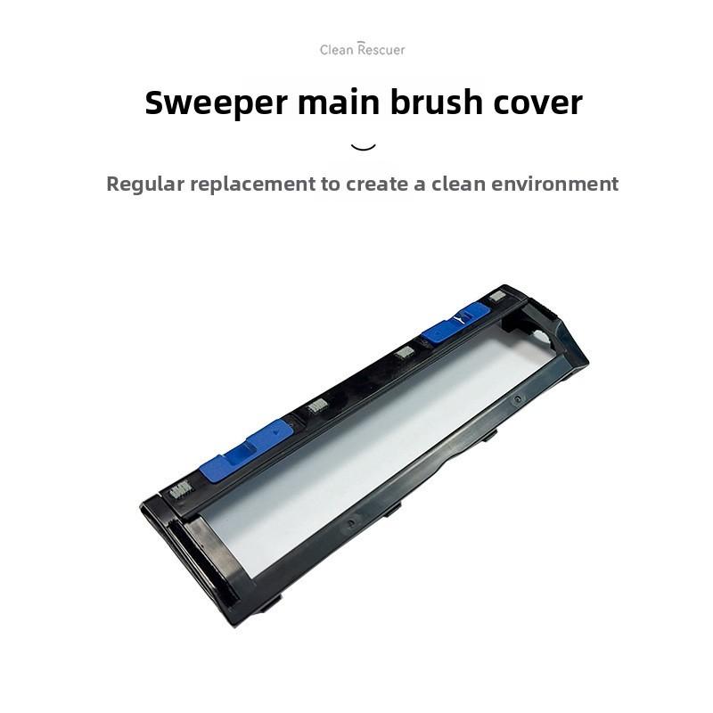 Ecovacs X5 Black Main Brush Cover For X5pro Robot Vacuum Cleaner Home Maintenance