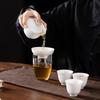 Si Chun Dehua White Porcelain Gaiwan Tea Set