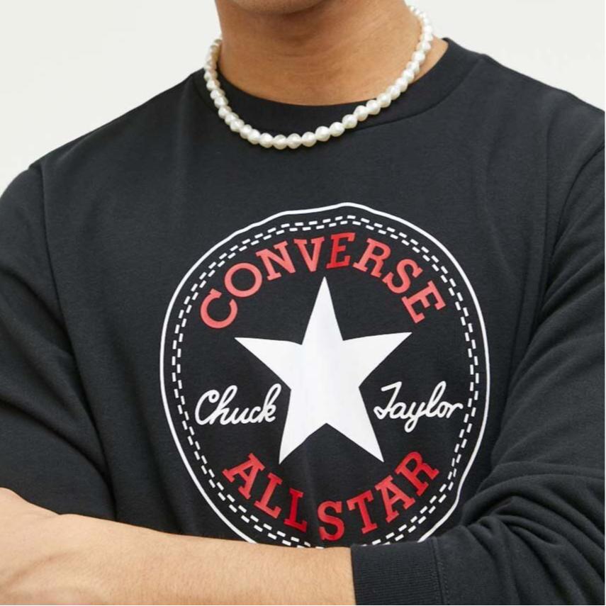 Converse Sweatshirt Unisex Black 10025471-A01