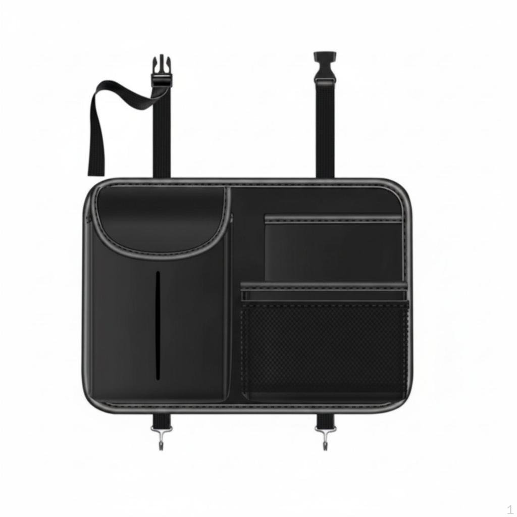 Back Organizer Structured Hanging Seat ShapeRetaining Black