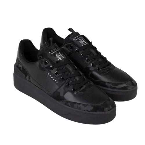 Cruyff Mens Endorsed Leather Tennis Trainers