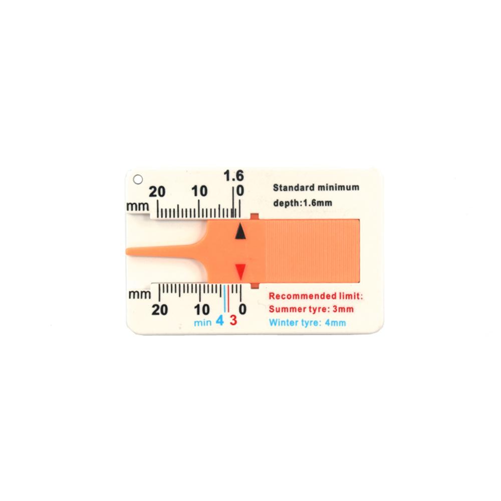 5pcs 0-20MM Plastic Car Tyre Depth Gauge Tire Ruler Vernier Depth Caliper Motorcycle Trailer Van Wheel Measurment Tool