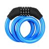 Stahlkabel-Spiralschloss Universelles Fahrradschloss Diebstahlsichere Spirale 4-stelliger Code Mountainbike Sicherheitsschloss Fahrradzubehör
