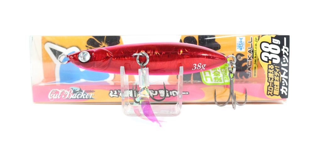 Jackall Metal Jig Cut Backer 38 Grams Red Pink (9425)