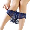 Women's Sexy Lingerie Panties Open Crotch Underwear Crotchless Lace Disposable Panties With Bow Thongs