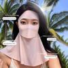 Damen Sonnenschutz-Gesichtsmaske Atmungsaktiv Und UV-Schützend Geeignet Für Sommer Outdoor Radfahren