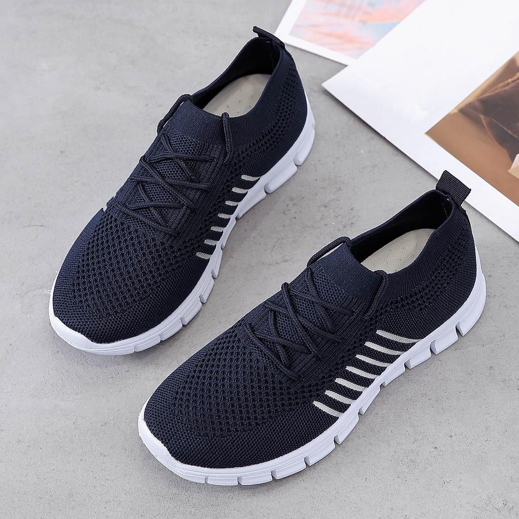 Fashion Women Mesh Casual Lace-Up Sport Shoes Runing Breathable Shoes 