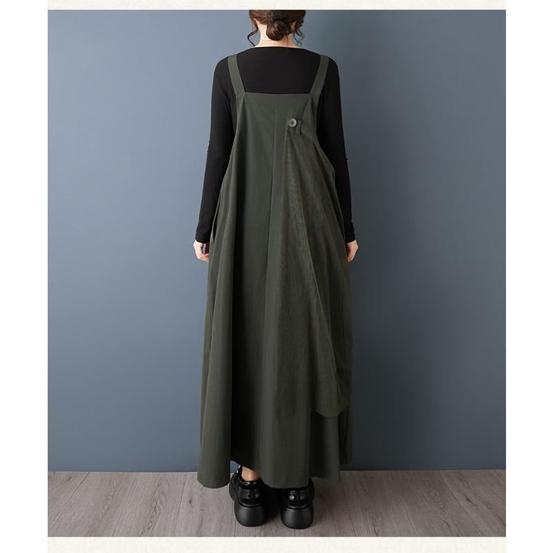 DIMANAF 2026 Spring Summer Women Plus Size Dress Maxi Long Dress Sleeveless Mesh Loose Casual Dresses