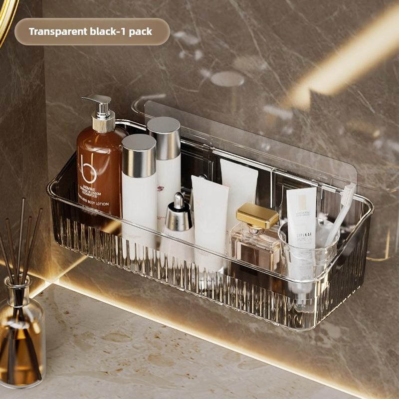 Bathroom Rack, Toilet, Toilet Supplies, Wall Hanging, No Punching On The Wall, Hand Washing Table, Cosmetics Storage Box