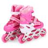 Adjustable Illuminating Inline Skates with Light Up Wheels for Kids and Adults for Girls and Boys Men and Women