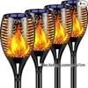 Solar Torch Light with 96 LED Flame Effect - Outdoor Courtyard Lamp, 51 LED Lawn & Garden Landscape Light