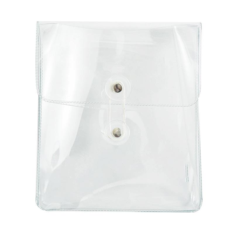 Data Receipt Storage Bag Stationery Transparent Winding Storage Bag Stationery Skincare Products Convenient To Hold