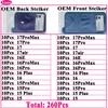 OEM Front Waterproof Seal Sticker + Back Side for iPhone 17 Pro Max  14 16 15 Plus Air 16E Back Cover Adhesive Seal Tape Glue