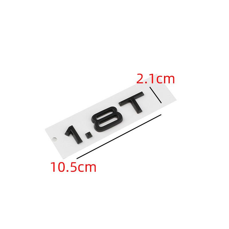 2026 1.8T 2.0T 3.0T 1.6 1.9 2.7T car stickers for Audi A3456A7 Q3 Q5 Q7 refit labeling rear trunk logo mark car accessories emblem