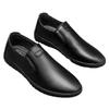 Leather shoes men's new casual leather shoes men's British business leather shoes work dad shoes driving shoes men's shoes