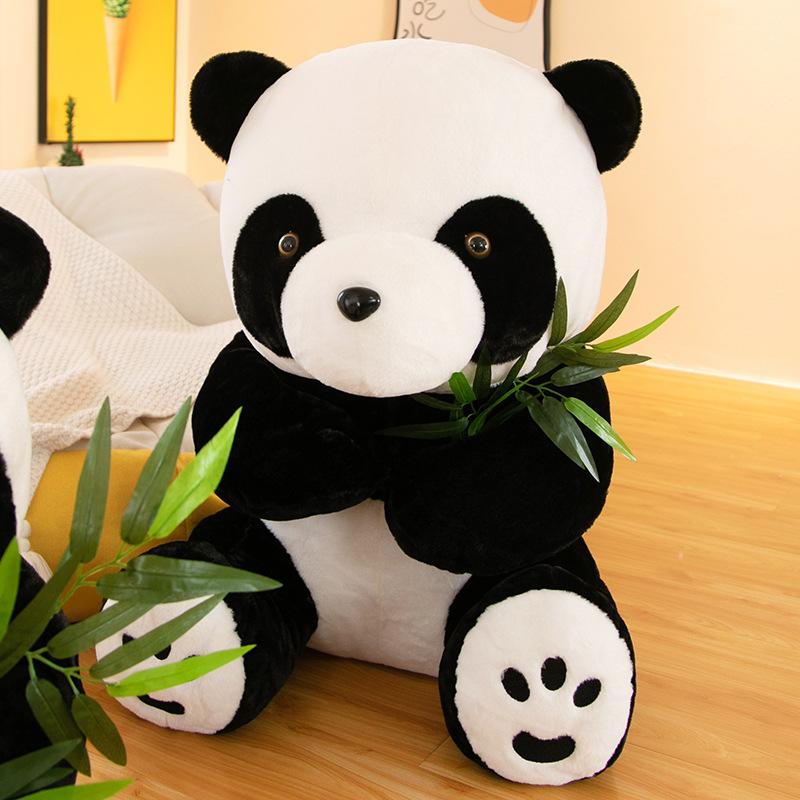Cross-border Cute Bamboo Leaf National Treasure Giant Panda Doll Plush Toy Doll Hug Children's Day Gift