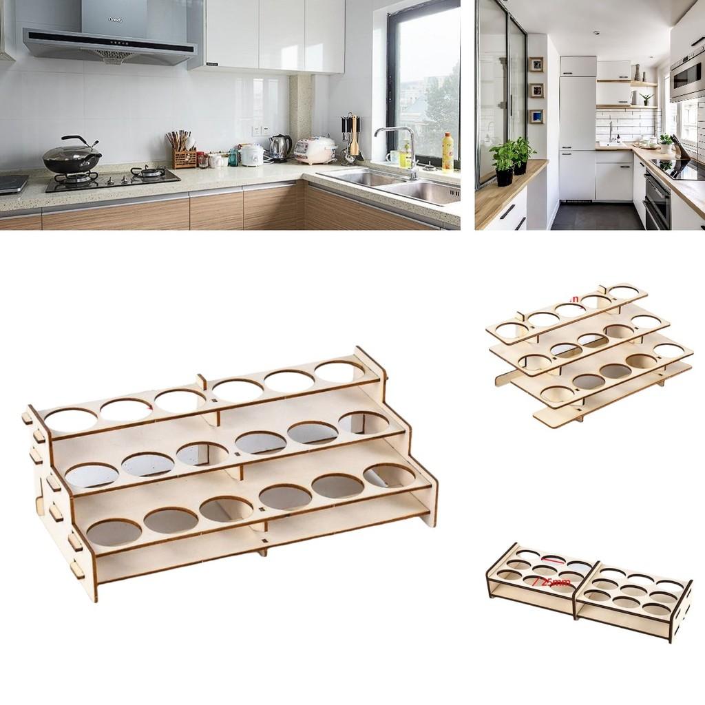 Moduler Model Diy 18 Bottles Paint 3 Tier Storage Stand Organizer Kitchen Studio