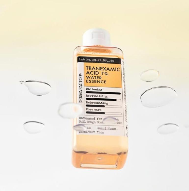 DERMA FACTORY Tranexamic Acid 1% Water Essence 150ml – Brightening & Dark Spot Care