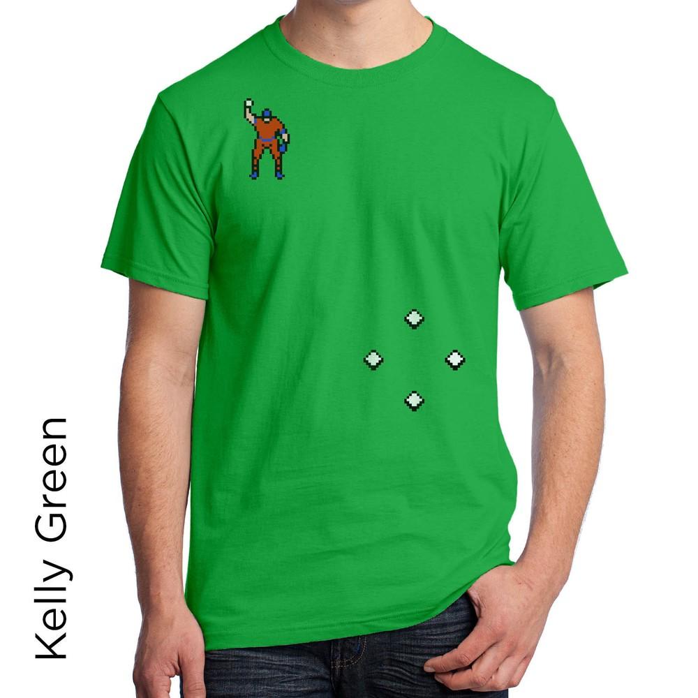 

Baseball Stars Caught Ball Graphic T-Shirt SNK 8 Bit Video Game 400 2XL