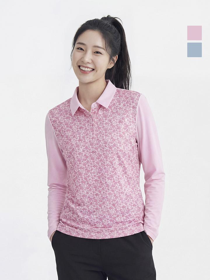 WESTWOOD Women'S Flower Print Polo Shirt_Wq1Wctp414