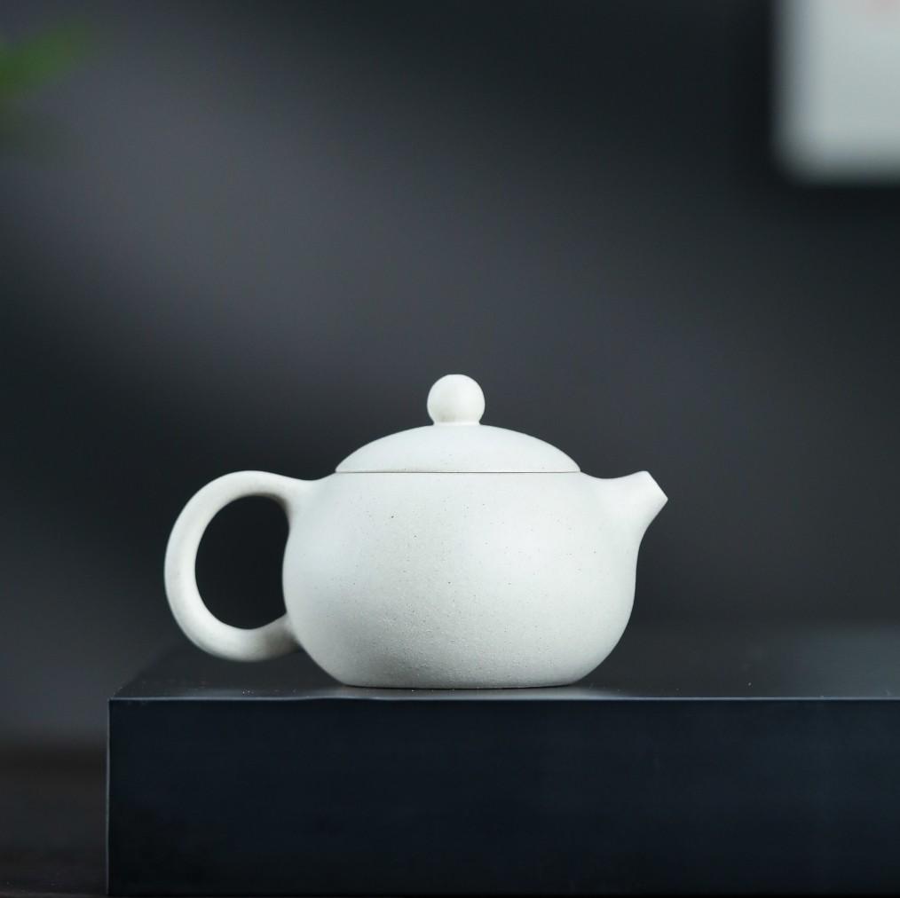 

190ml Yixing Handmade Purple Clay Teapot Chinese White Clay Carved Teapot Household Large Ball Hole Teapot Kung Fu Tea Set