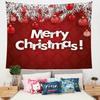 Buon Natale Decorazione domestica Arazzo artistico Casa Soggiorno Camera da letto Decorazione murale Appeso a parete Sfondo Arazzo in tessuto