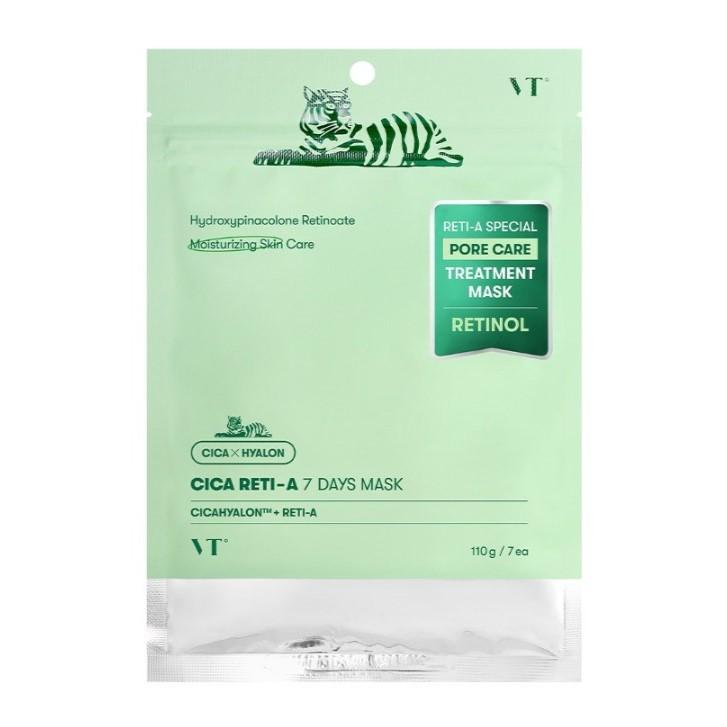 

[VT Cosmetics] Cica Reti-A 7 Days Mask 7EA