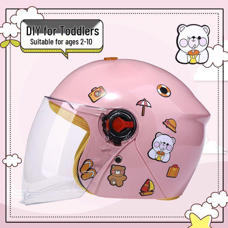 Children's Electric Scooter Helmet - Summer Sun Protection, All-Season Safety for Toddlers.