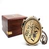NOT All WHO Engraved Brass Compass Wooden Case Son,Mom,Children,Baptism,Birthday,Easter,Décor Nautical Gift Maritime
