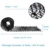 2 Pack 6.5ft Cat Scat Mat with Soft Spikes,13ft Humane Indoor/Outdoor Cat Deterrent Strips for Garden Borders,Countertops & Furniture,78" X 11" Each