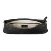Gucci GG Emblem Logo Zipper Closure Pebbled Leather Handbag Small Women Handbags Black 815277-AAEEM-1000