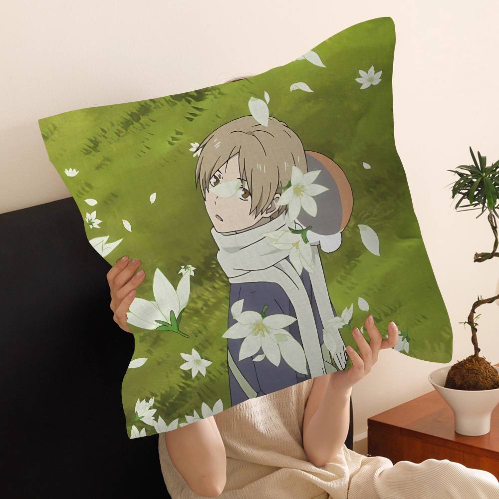 Natsume Yuujinchou Cartoon Cushion Cover Decorative Pillow Sofa Home Decor Case Pillow Cases