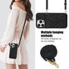 Crossbody RFID Cards Solt Wallet Leather Case For iPhone 15 Pro Max 14 Plus 13 12 11 XS XR 7 8 SE 2025 Purse Diamond Bag Cover