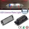 2pcs Car LED White Number License Plate Lights Lamp for Renault Clio Laguna 2 Megane 3 Twingo Master Vel Satis Wind Trafic Twizy