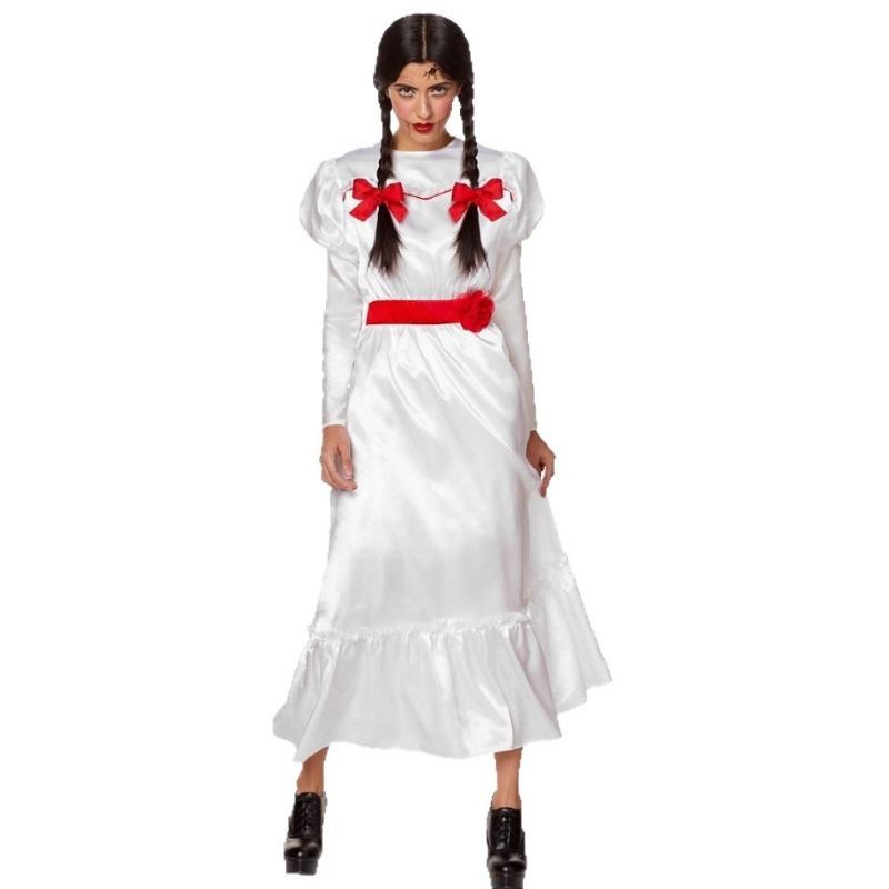 Halloween Horror Movie Conjuring Universe Series Annabelle Doll Ghost Doll Cosplay Costume