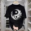 2026 New Summer Unisexs TShirt 100 Pure Cotton Printed Pattern Casual Comfortable And LooseFit