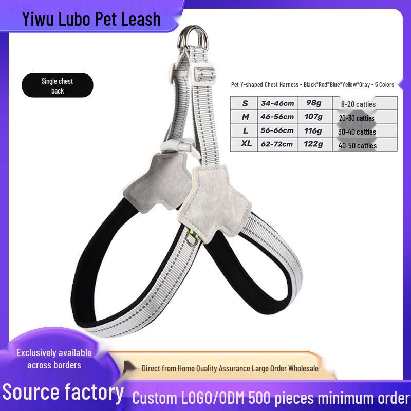 3D Kreslená vesta pro domácí mazlíčky a sada vodítka pro psy a kočky - Postroj odolný proti úniku pro venčení