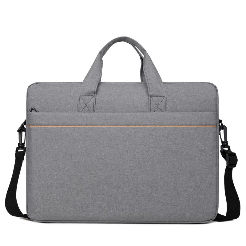 Men's 15-16 Inch Laptop Shoulder Bag - Large Capacity Business Briefcase with Custom Logo Print