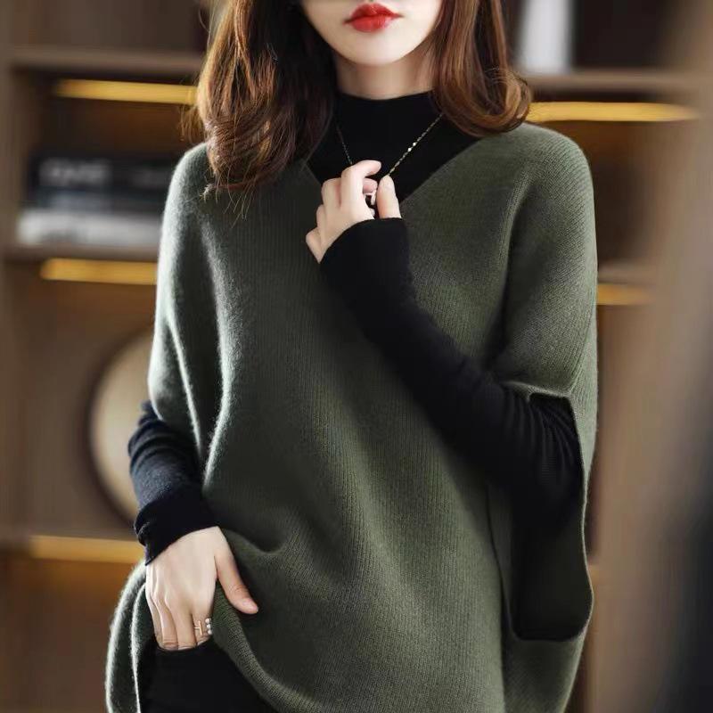 Ladies' Wool Knit V-Neck Vest, Sleeveless Sweater for Spring/Autumn, Korean Style Outerwear