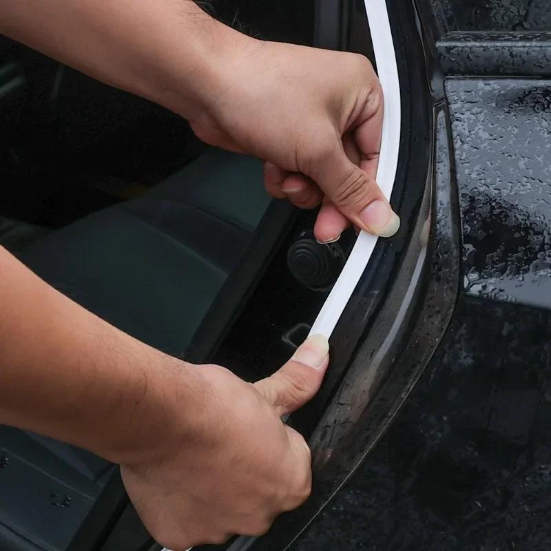 1.6/2/5M Auto Gummidichtungsstreifen Automatische Stoßstange Scheinwerfer Seitenschweller Kotflügelspalt Stoßdämpfender wasserdichter EPDM-Dichtungsstreifen