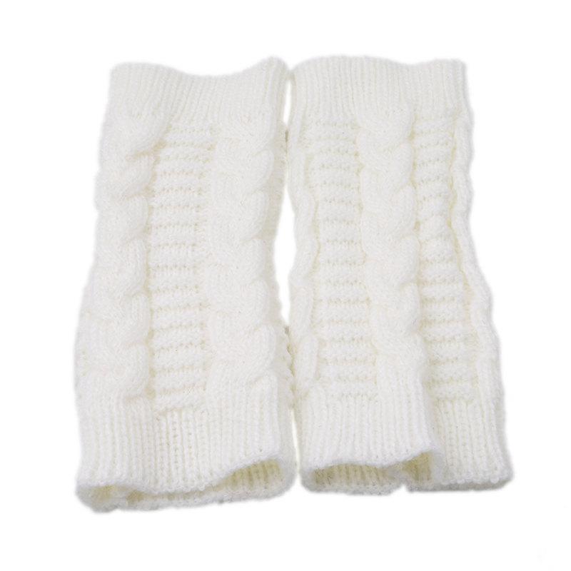 Women Long Fingerless Gloves Winter Mitten Knitted Warmer Arm Sleeve Warm Punk Soft Fingerless Unisex Gloves For Women
