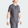 Adidas Club Tennis Graphic Tee Carbon/Black Men Streetwear IP1882