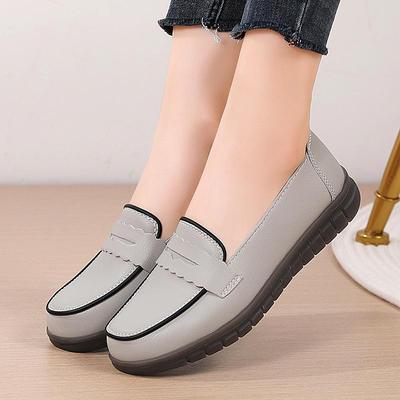 Dames Mocassins Leer Rijschoenen Comfort Flats Casual Verpleegsters Loafers Wandelen Minimalistisch Zomer Zwangerschapsschoenen voor Moeder