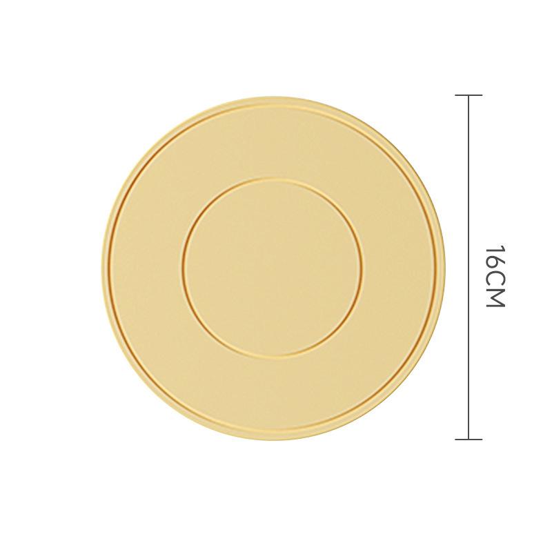 Thickened Soft Rubber Heat-Resistant Mat for Kitchen and Home Use, New Chinese Style