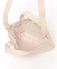 Fluffy mini tote bag with shoulder strap [cream]