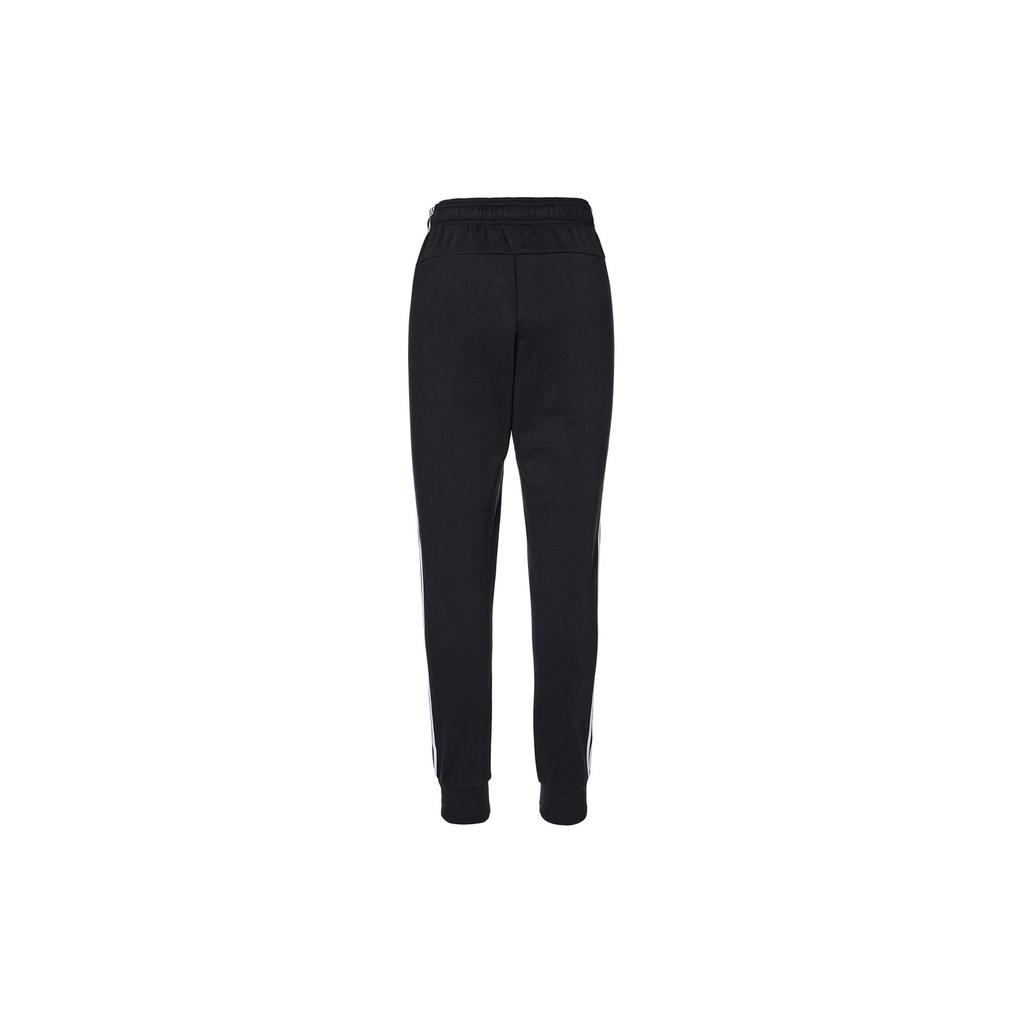 Adidas E 3S T Pnt FL Retro Sports Side 3 Pack Patterned Fleece Knitted Sweatpants Men's Black DQ3095